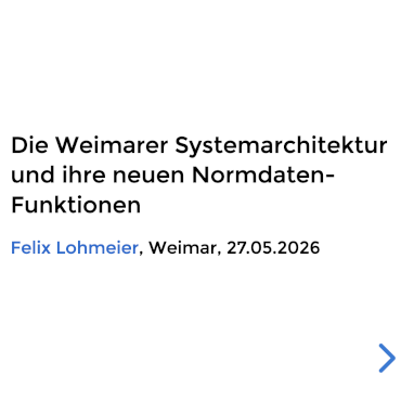 Systemarchitektur Weimar